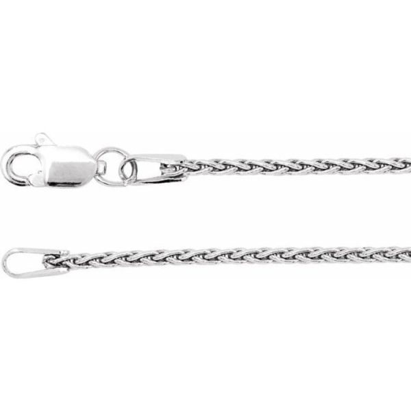 Sterling Silver 1.25 mm Wheat 24  Chain For Cheap