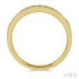 1 4 ctw Channel Set 11 Stone Round Cut Diamond Wedding Band in 14K Yellow Gold Supply