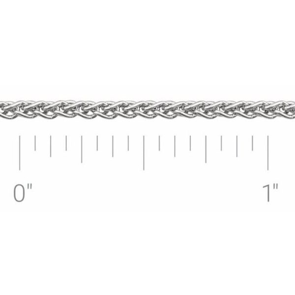 Sterling Silver 1.8 mm Wheat Chain by the Inch Online