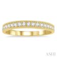 1 3 ctw Round Cut Diamond Wedding Band in 14K Yellow Gold Supply