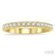 1 3 ctw 15Stones Round Cut Diamond Wedding Band in 14K Yellow Gold Discount