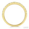 1 2 ctw 15Stones Round Cut Diamond Wedding Band in 14K Yellow Gold Sale