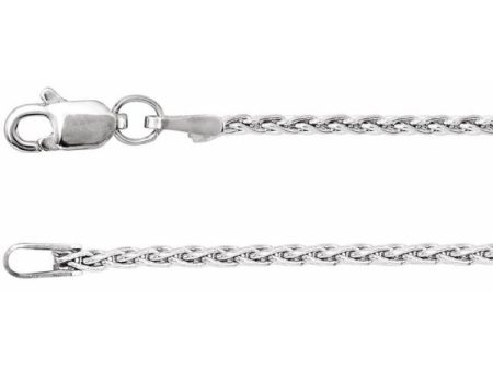 Sterling Silver 1.5 mm Wheat 16  Chain For Sale