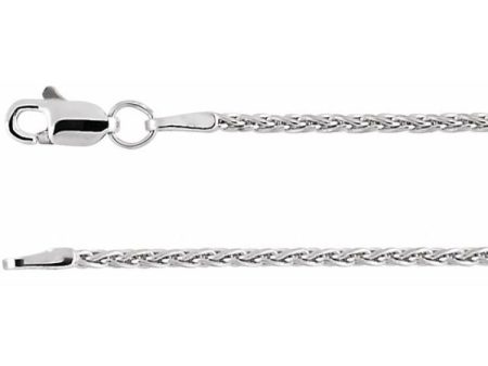 Sterling Silver 1.5 mm Wheat 24  Chain Online now