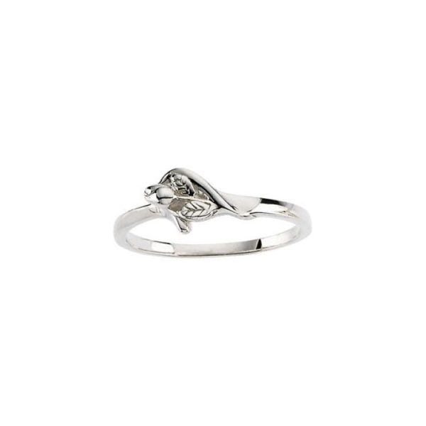 Sterling Silver The Unblossomed Rose® Ring Size 6 Online now