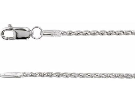 Sterling Silver 1.25 mm Wheat 24  Chain For Cheap