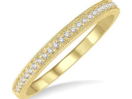 1 10 ctw Round Cut Diamond Wedding Band in 14K Yellow Gold Supply