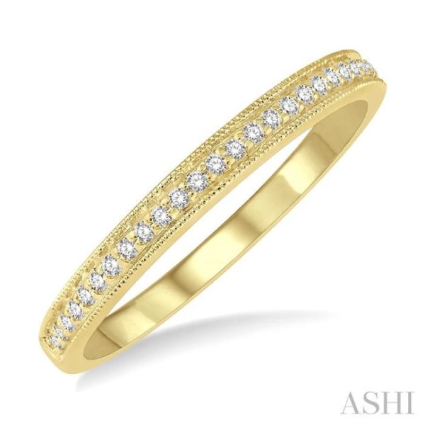 1 10 ctw Round Cut Diamond Wedding Band in 14K Yellow Gold Supply