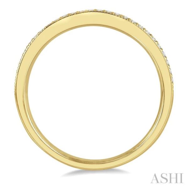 1 10 ctw Round Cut Diamond Wedding Band in 14K Yellow Gold Supply