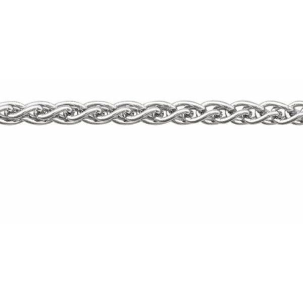 Sterling Silver 2.4 mm Wheat Chain by the Inch Cheap