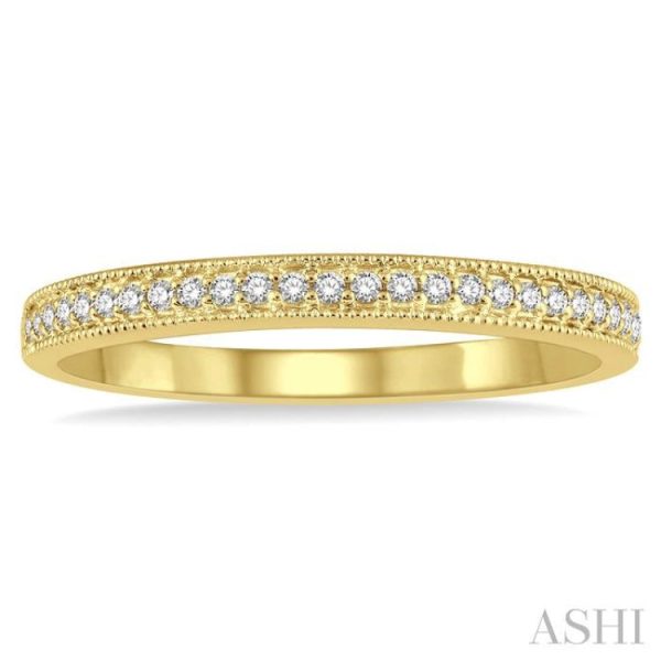 1 10 ctw Round Cut Diamond Wedding Band in 14K Yellow Gold Supply