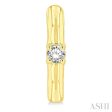 1 10 ctw Petite Single Round Cut Diamond Fashion Huggies in 10K Yellow Gold Supply