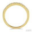 1 4 ctw 11 Stone Round Cut Diamond Wedding Band in 14K Yellow Gold Online now