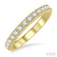 1 2 ctw 15Stones Round Cut Diamond Wedding Band in 14K Yellow Gold Sale