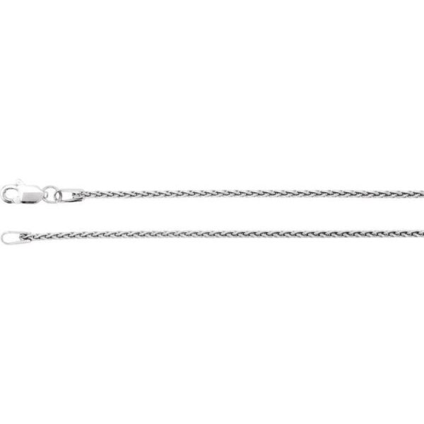 Sterling Silver 1.25 mm Wheat 7  Chain Fashion