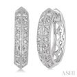 1 20 Ctw Round Cut Diamond Fashion Earrings in Sterling Silver Fashion