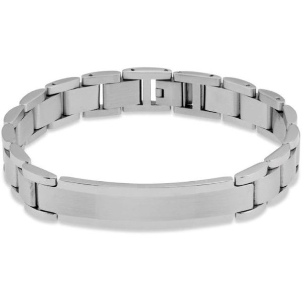 Stainless Steel 53x11.7 mm Identification 8  Bracelet For Discount