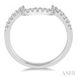 1 4 Ctw Diamond Wedding Band in 14K White Gold Hot on Sale