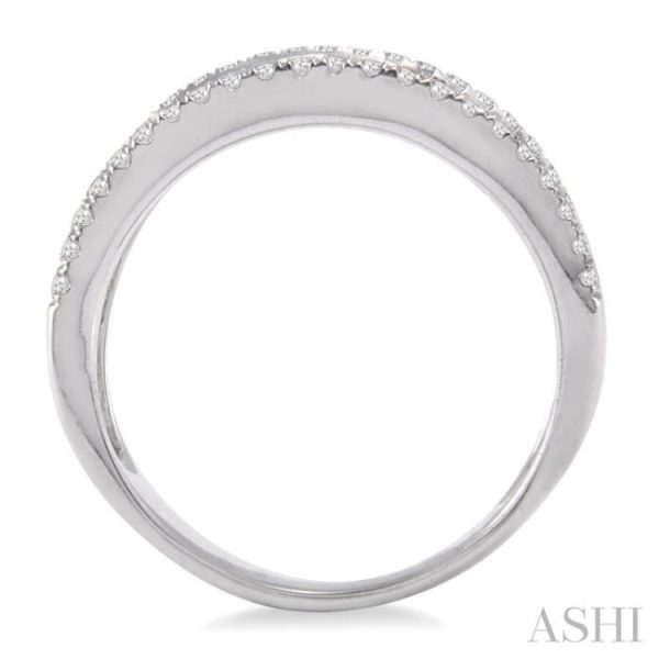 1 3 Ctw Round Cut Diamond Fashion Ring in 14K White Gold Supply