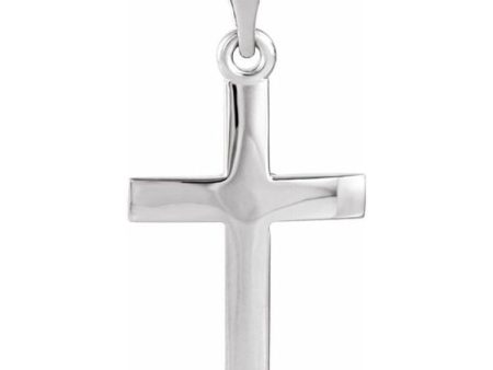 Sterling Silver 15.2x7.3 mm Cross Pendant Online