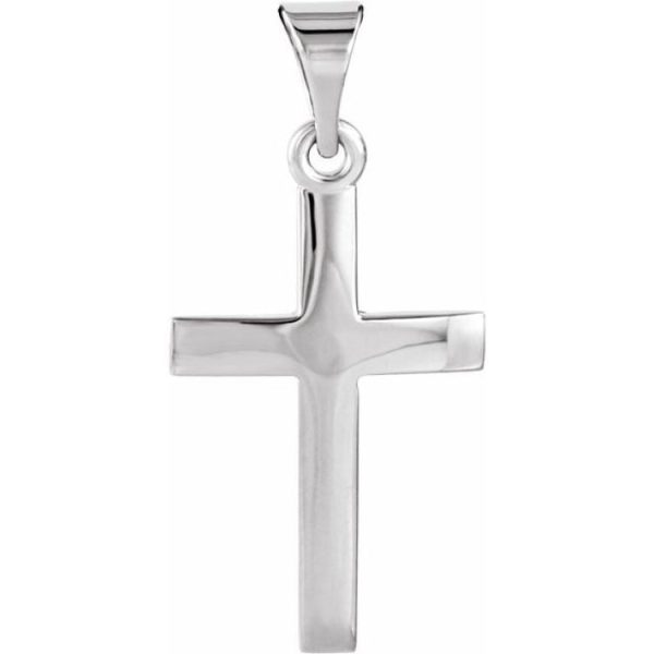 Sterling Silver 15.2x7.3 mm Cross Pendant Online