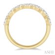 1 2 Ctw Jointed Circular Mount Lovebright round Cut Diamond Ring in 14K Yellow and White Gold For Cheap