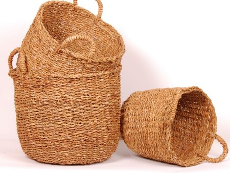 Round Seagrass Baskets Online now