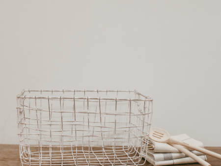 Rustic Wire Basket-Large For Cheap