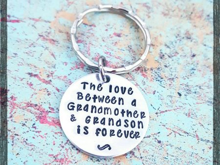 The love between a Grandmother and her Grandson is forever - Choose your style and Birthstone - Grandson Gift For Discount