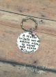 Sister Keychain - God s way - Awesome Sister - Big Sister - Little Sister - Brother - Siblings - Hand Stamped - Birthstone - Personalized on Sale