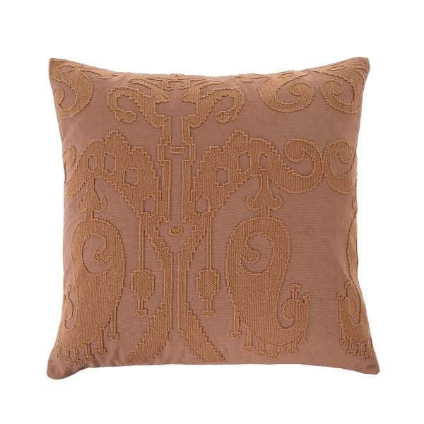 Embroidered Ikat Pillow For Discount