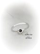 Sterling Silver 5.5mm Cubic Zirconia Cremation Ring For Sale