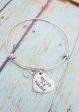 You re my person Expandable Style Bracelet - Stainless Steel Bracelet - Hand Stamped - Birthstone bracelet - Grey s Online Sale