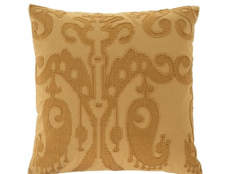 Embroidered Ikat Pillow For Discount