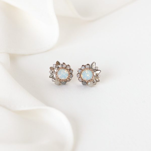 Amelia Crystal Stud-Opal Discount