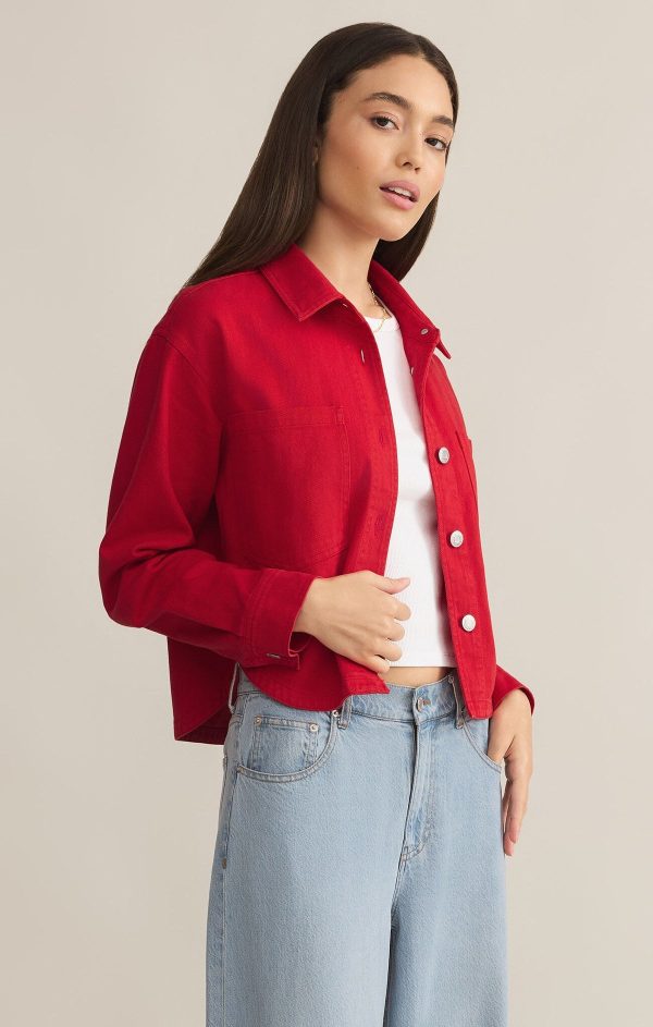 All Day Cropped Jacket Discount