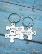 Set of 2 Aluminum You re my person puzzle piece Keychains * Best Friends * Couples Keychains Online Hot Sale