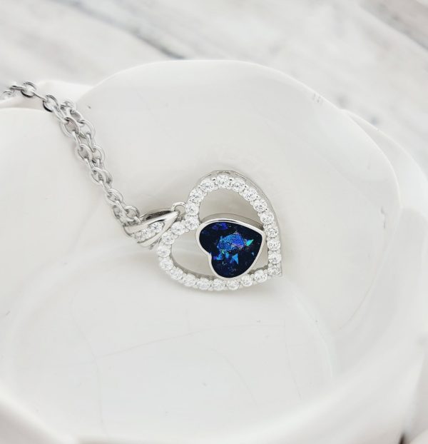 Sterling Silver Heart Cremation Necklace Online now