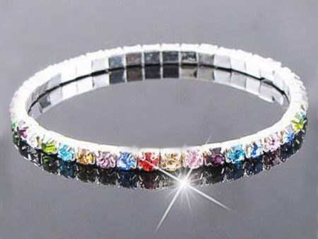 Stretchy Rhinestone Tennis Bracelet Online Hot Sale