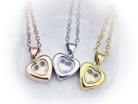 Tiny Heart Cremation Locket Supply