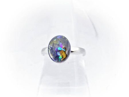 Actual Flower 8x10mm Oval Ring Hot on Sale