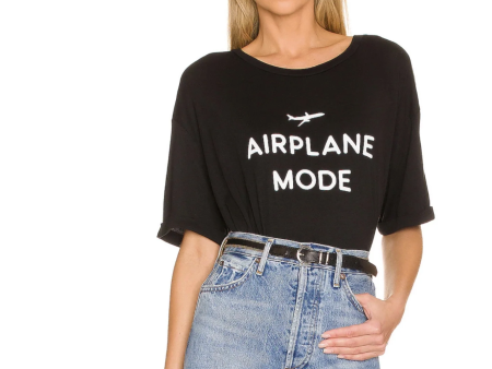 Airplane Mode Oversize Tee Hot on Sale