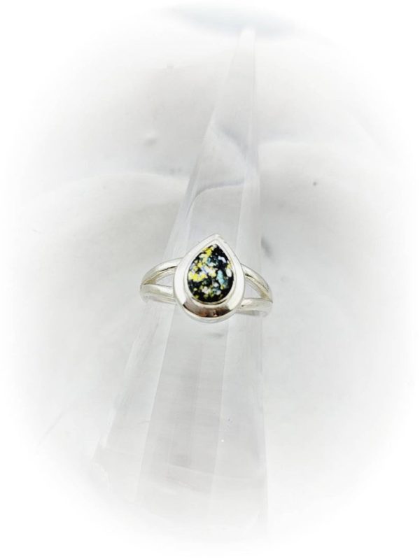 Sterling Silver Teardrop Cremation Ring Cheap