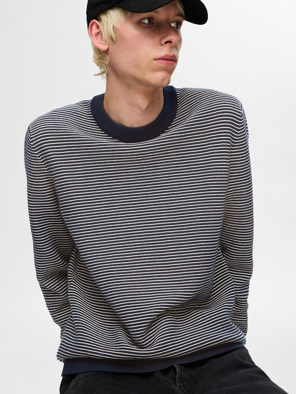 Jake Knit Stripe Crew Online