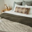 Waves Cotton Knit Throw Hot on Sale