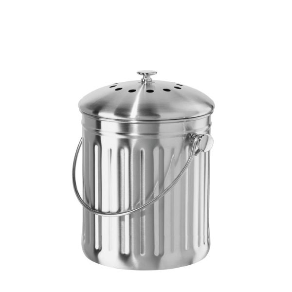 Stainless Compost Pail 3.8L Online Sale