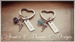 RN * CNA * LPN* Nurse* Keychain * Heart * Personalize if you d like * Sparkle bead Sale