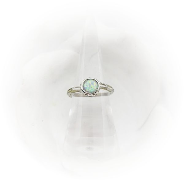 Sterling Silver 6mm Opalescent Cremation Ring Online