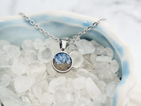 Tiny Beach Cremation Necklace Made with your loved one s actual ashes Online now