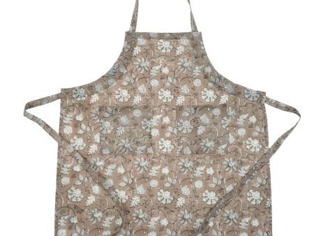 Tierra Block Print Apron For Discount